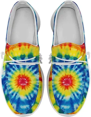 Tie Dye Shoes for Women Men Slip-on Loafers Casual Shoes Gifts for Men Women