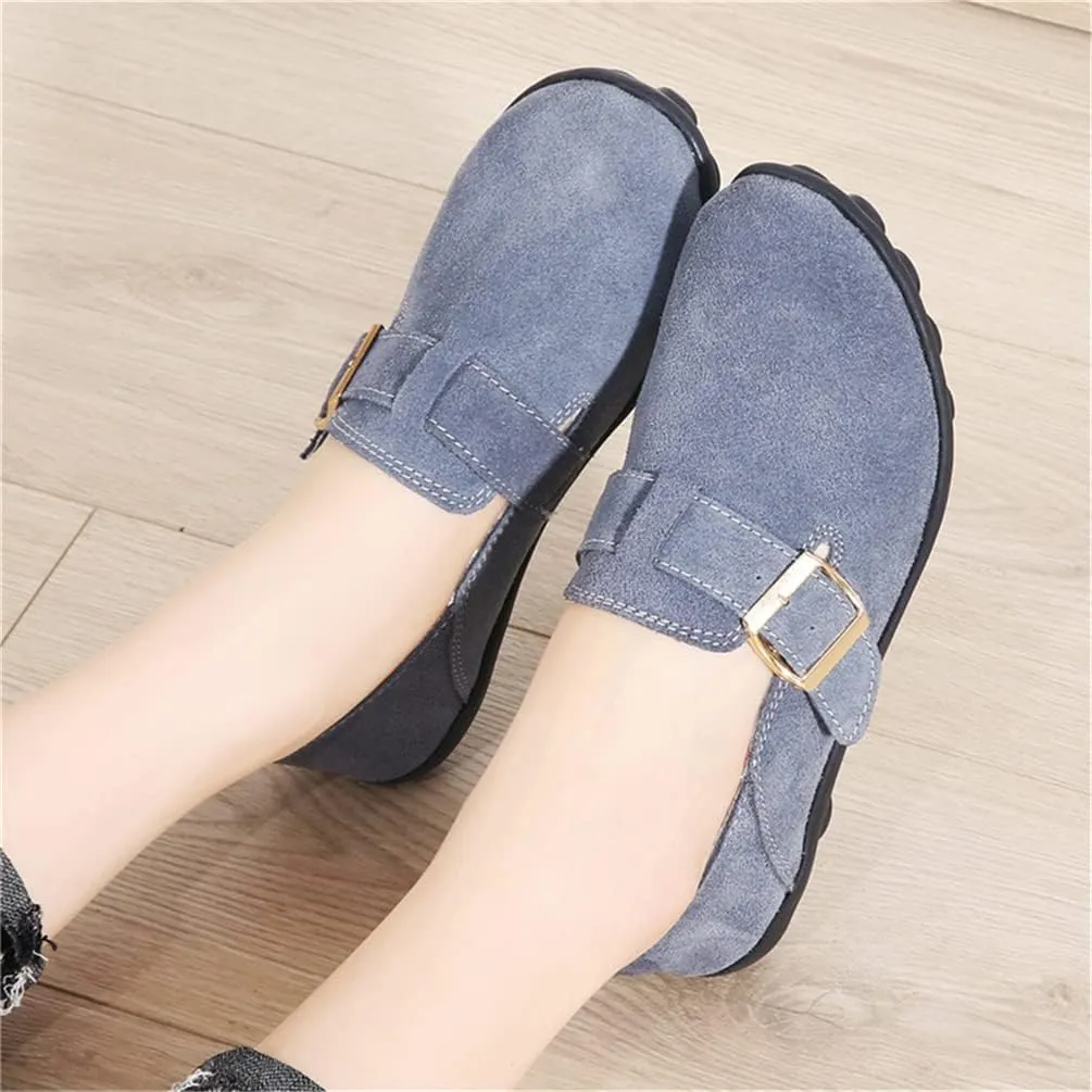 WERWAES Women's Round Toe Loafer Flat Ladies Comfortable Faux Suede Driving Moccasins Work Shoes Cute Loafers Slip On Dancing Flat