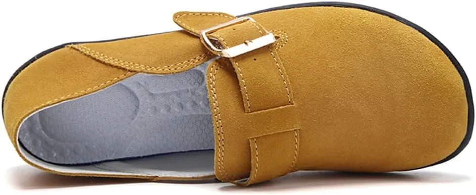 WERWAES Women's Round Toe Loafer Flat Ladies Comfortable Faux Suede Driving Moccasins Work Shoes Cute Loafers Slip On Dancing Flat