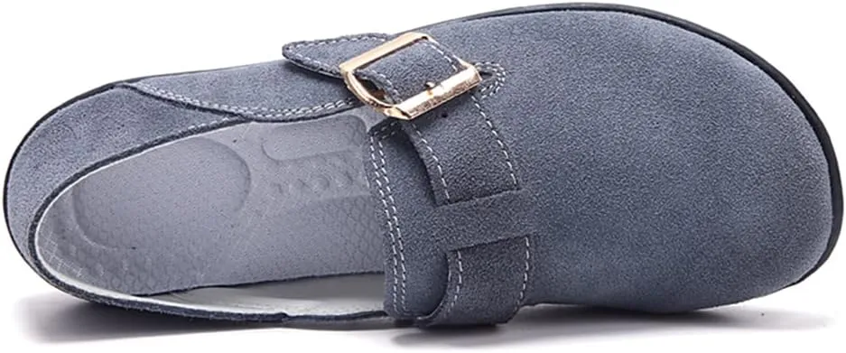 WERWAES Women's Round Toe Loafer Flat Ladies Comfortable Faux Suede Driving Moccasins Work Shoes Cute Loafers Slip On Dancing Flat