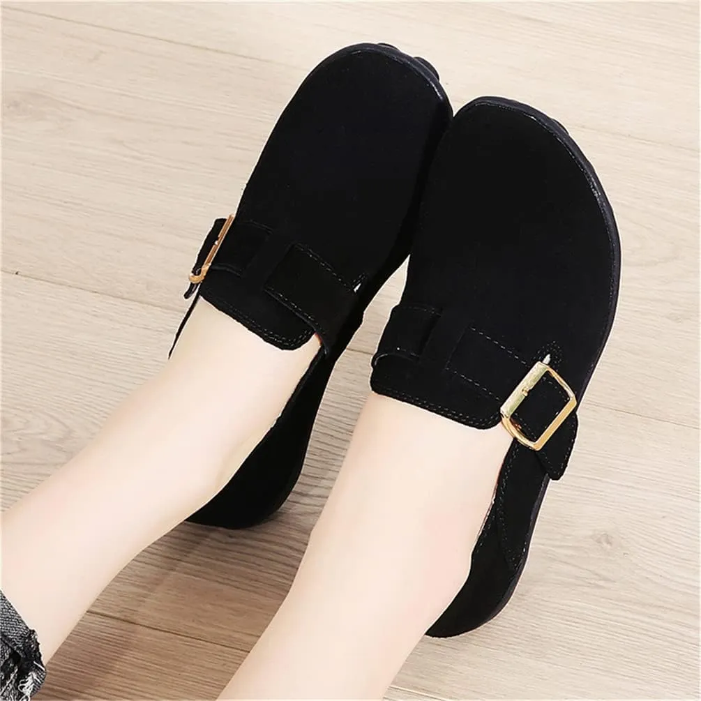 WERWAES Women's Round Toe Loafer Flat Ladies Comfortable Faux Suede Driving Moccasins Work Shoes Cute Loafers Slip On Dancing Flat