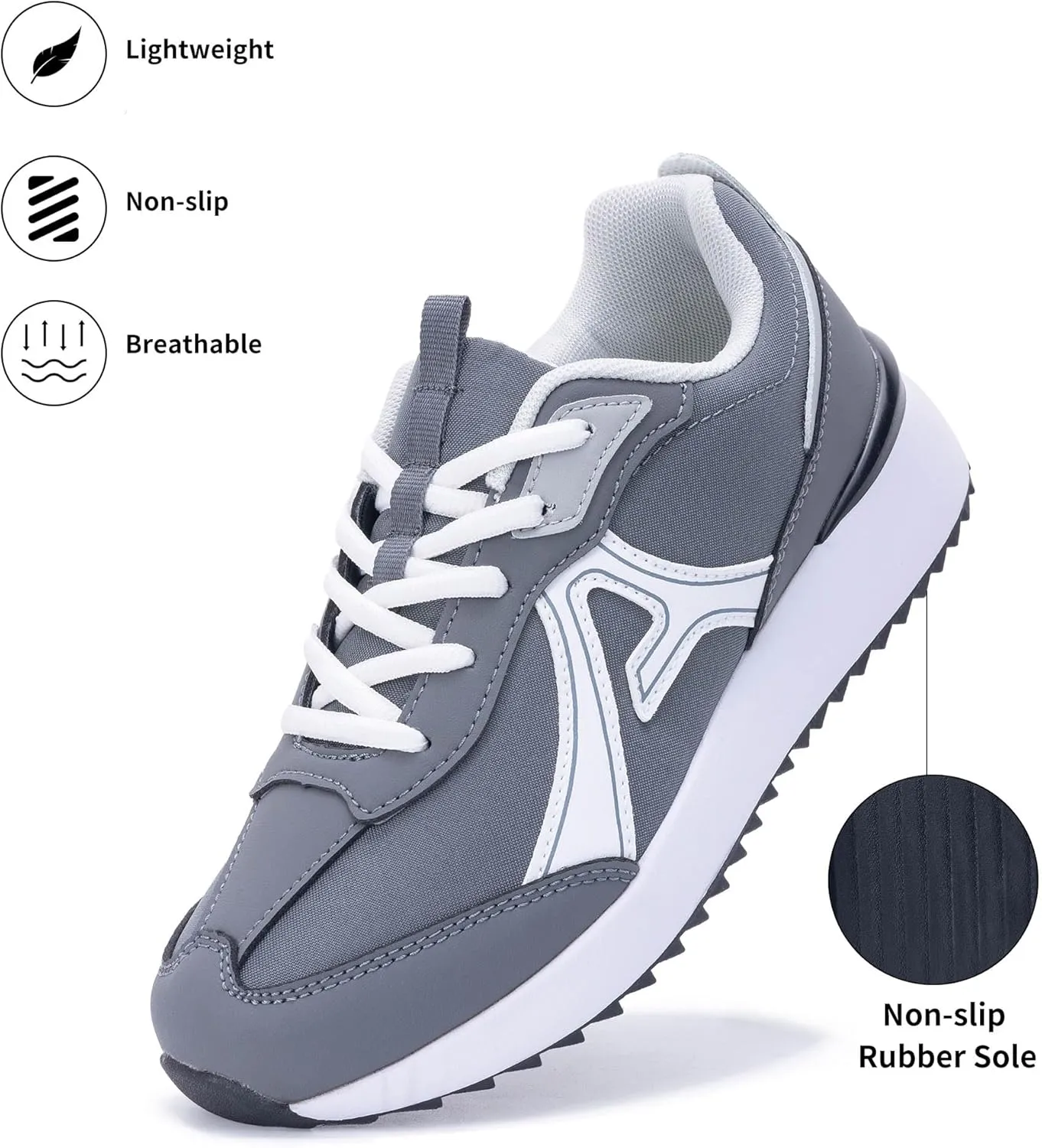 Women Sneakers Walking Casual Sneakers Comfortable Fashion Tennis Running Shoes US