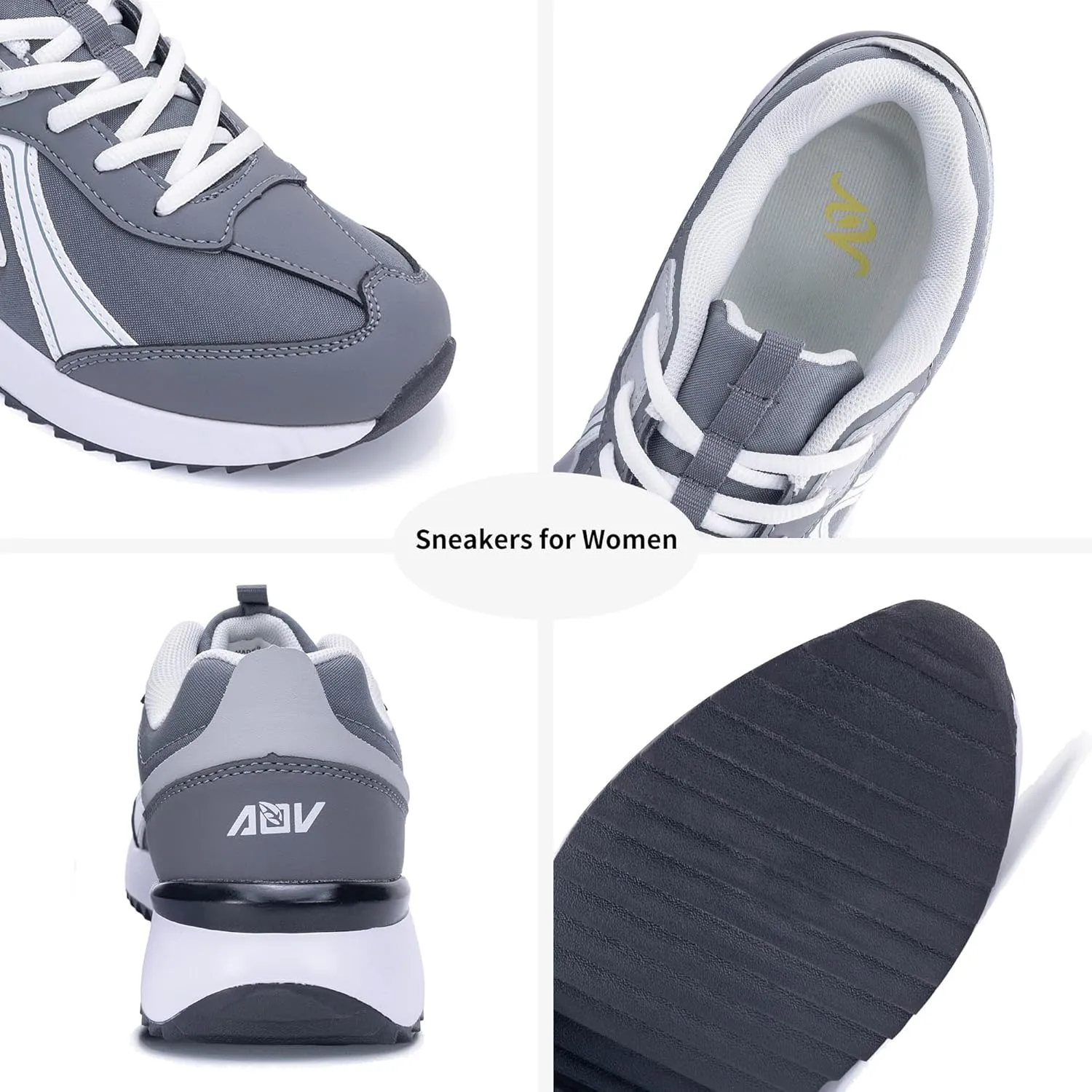 Women Sneakers Walking Casual Sneakers Comfortable Fashion Tennis Running Shoes US