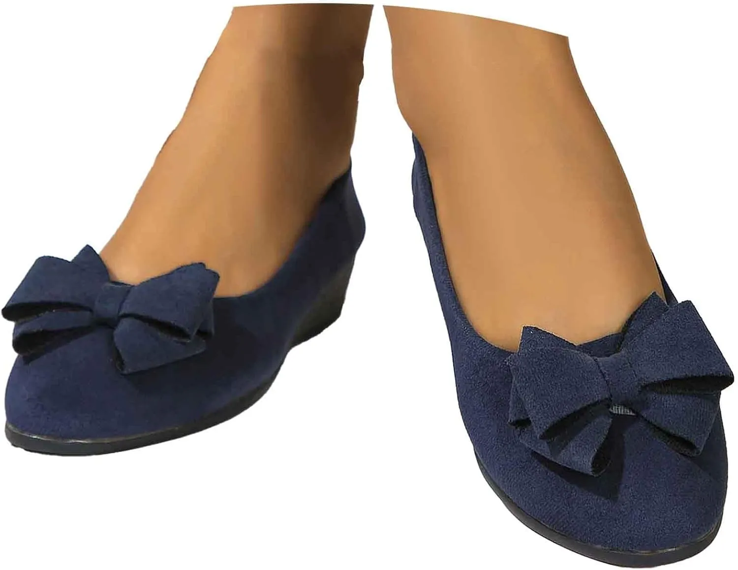 Women's Casual Slip On Shoes Wedge Heel Comfortable Everyday Wear Versatile Footwear for Work Dates Leisure Stylish