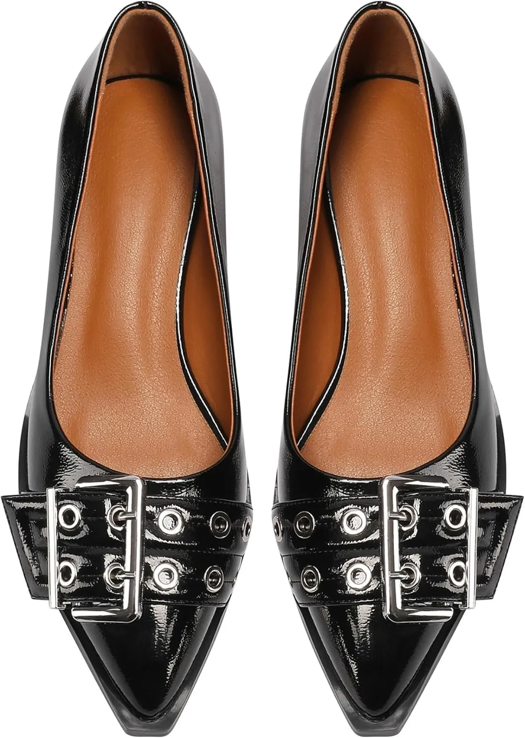Women's Chunky Low Block Heels Mary Jane Closed Toe Work Pumps, Comfortable Pointed Toe Dress Wedding Shoes,Women's Loafers Leather Penny Loafers Fashion Low Heel Dressy Shoes