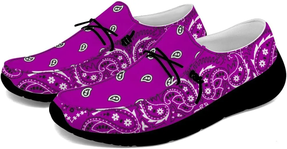 Women's Men's Loafers Paisley Slip-on Shoes Casual Shoes Gifts for Women Men
