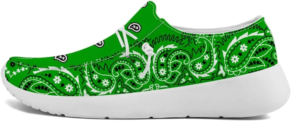 Women's Men's Loafers Slip-on Shoes Paisley Print Shoes Gifts for Women Men