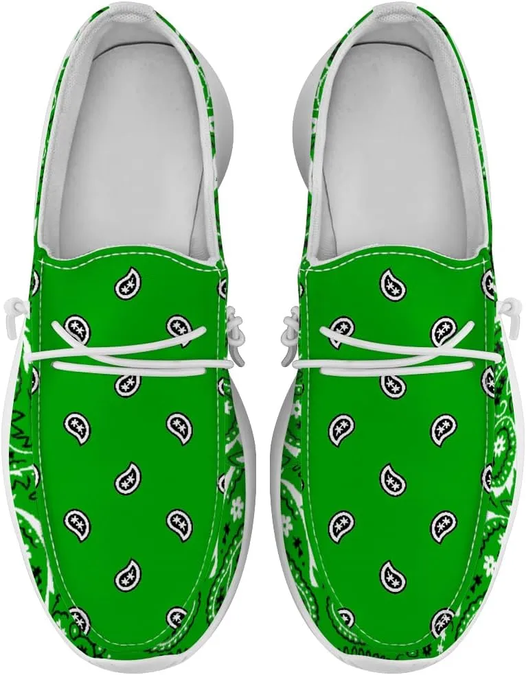Women's Men's Loafers Slip-on Shoes Paisley Print Shoes Gifts for Women Men