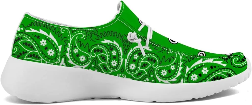 Women's Men's Loafers Slip-on Shoes Paisley Print Shoes Gifts for Women Men