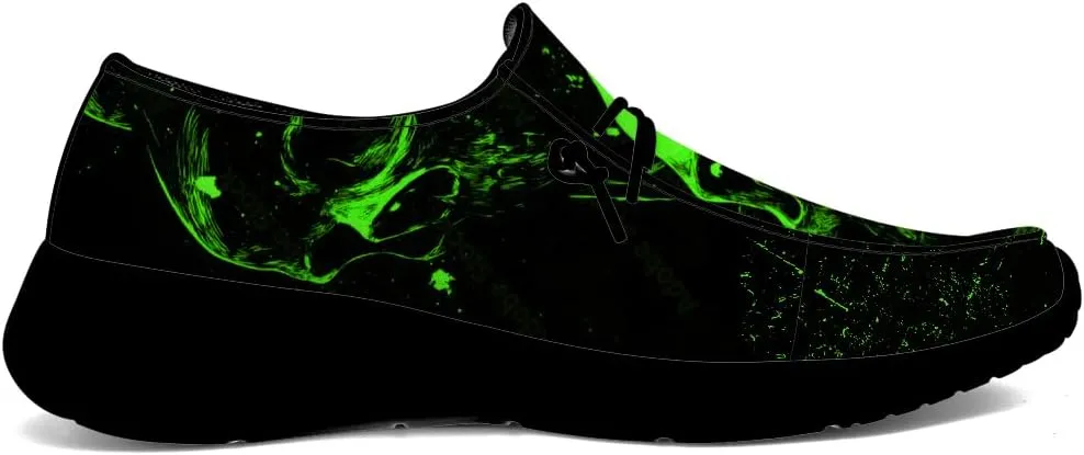Women's Men's Skull Shoes Slip-on Loafers Graffiti Sneakers Gifts for Men Women