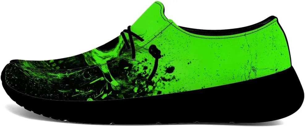 Women's Men's Skull Shoes Slip-on Loafers Graffiti Sneakers Gifts for Men Women